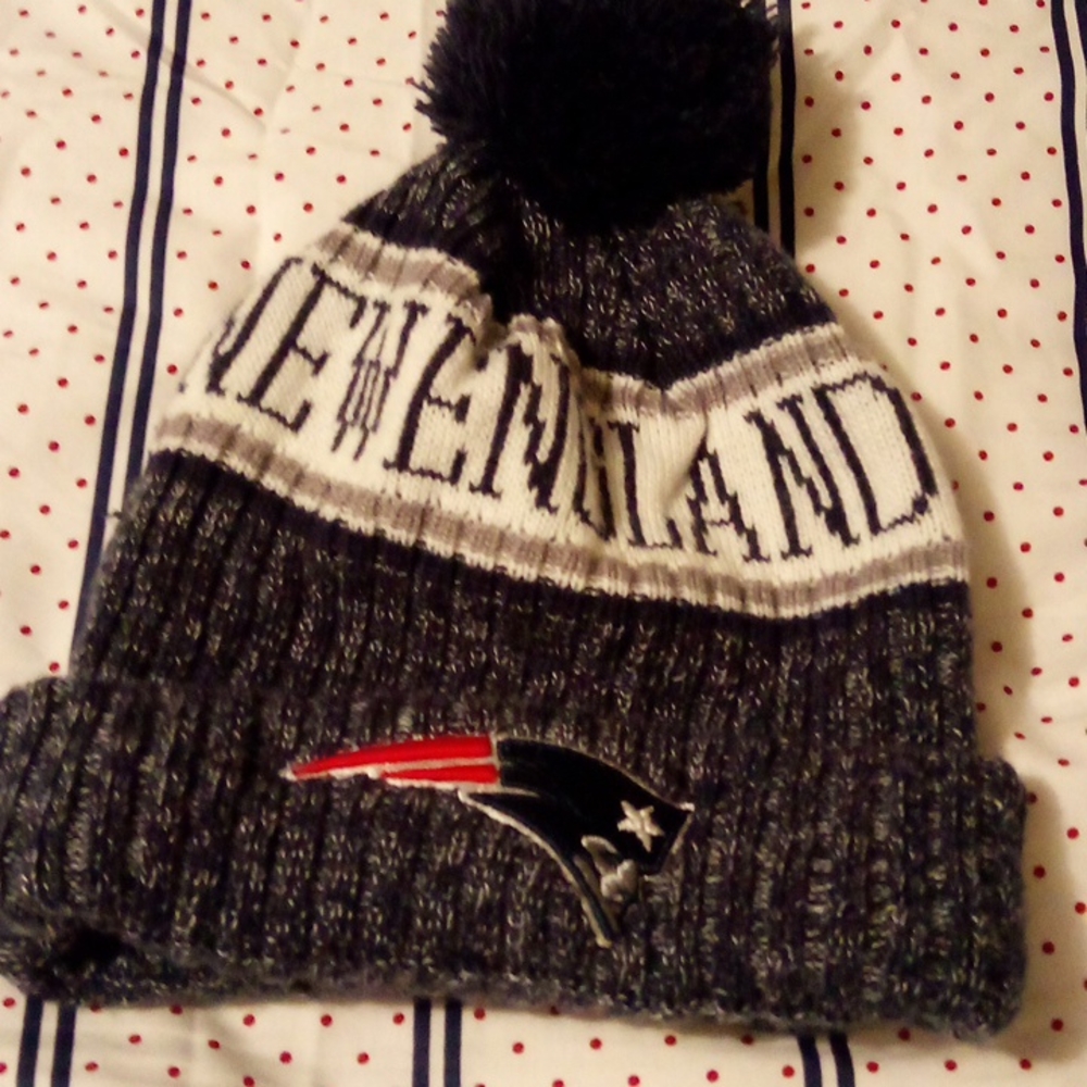 New England Patriots winter hat
